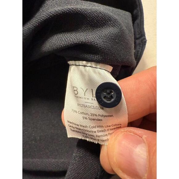 Bylt Polo Lux Polkadot Short Sleeve Golf Activewear Large - Picture 4 of 6